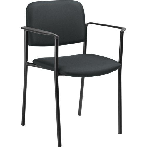 Chaises empilables, Tissu, Hauteur 32", Capacit&eacute; 300 lb, Charbon WestPier