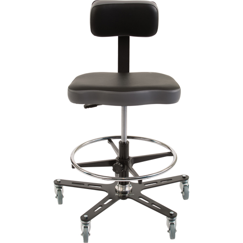 TF160 Industrial Grade Ergonomic Chair, Mobile, Adjustable Height, 300 lbs. Capacity WestPier
