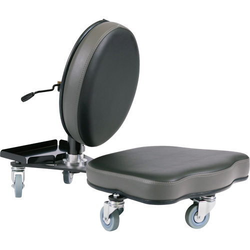 Flex Ergonomic Chair, Vinyl, Black/Grey WestPier