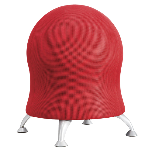 Chaise sph&eacute;rique Zenergy, Tissu, Rouge, Capacit&eacute; 250 lb WestPier