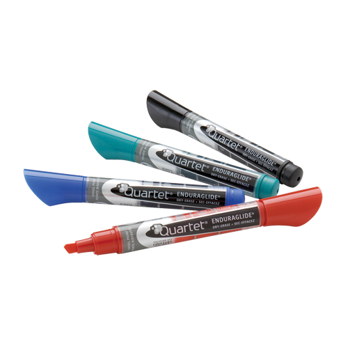 EnduraGlide&reg; Dry-Erase Markers, Assorted, Chisel Tip WestPier
