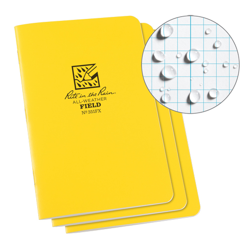 Carnet de notes, Couverture souple, Jaune, 48 Pages, 4-5/8" , 7"  WestPier