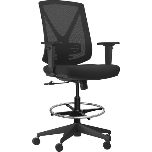 Activ Series Premium Synchro-Tilt Adjustable Chair, Fabric/Mesh, Black, 275 lbs. Capacity WestPier