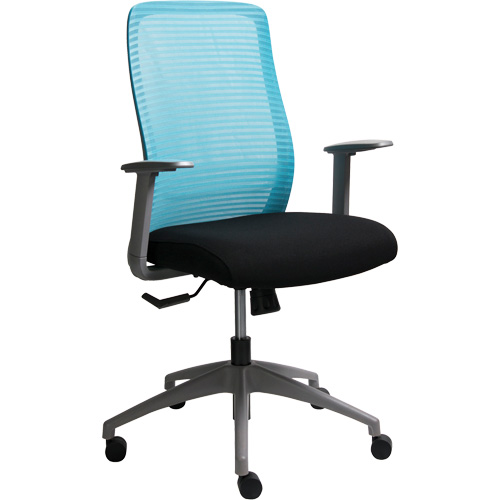 Era Series Adjustable Office Chair, Fabric/Mesh, Blue, 275 lbs. Capacity WestPier