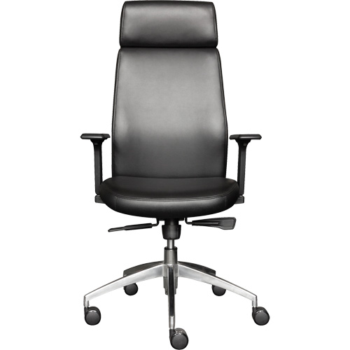 Activ Series High Back Executive Chair, Polyurethane/Vinyl, Black, 275 lbs. Capacity WestPier