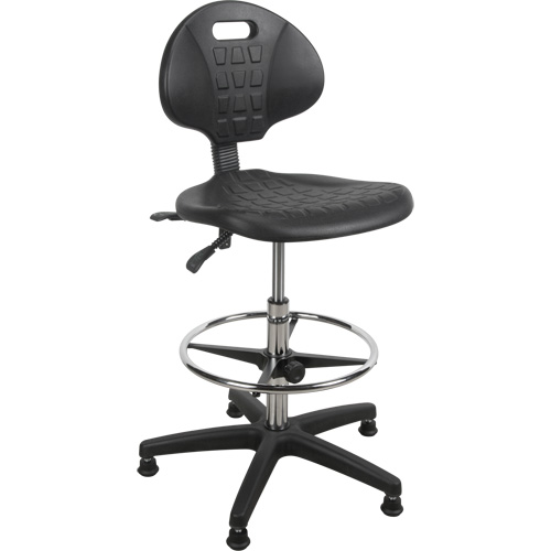 Heavy-Duty Ergonomic Stool, Stationary, Adjustable Height, 250 lbs. Capacity WestPier