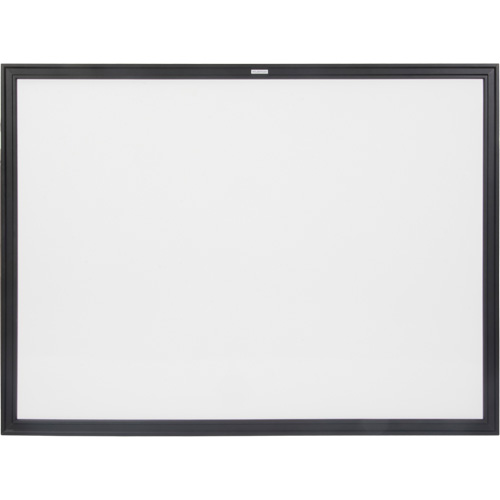 Tableau blanc &agrave; cadre MDF noir, Effacement &agrave; sec/Magn&eacute;tique, 48" la x 36" h WestPier