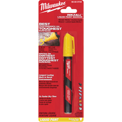 Inkzall Paint Marker, Liquid, Yellow WestPier