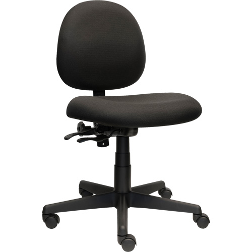 Aspen Low Back Posture Task Chair, Fabric, Black, 275 lbs. Capacity WestPier