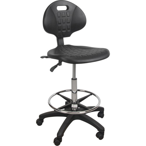 Heavy-Duty Ergonomic Stool, Mobile, Adjustable Height, 250 lbs. Capacity WestPier