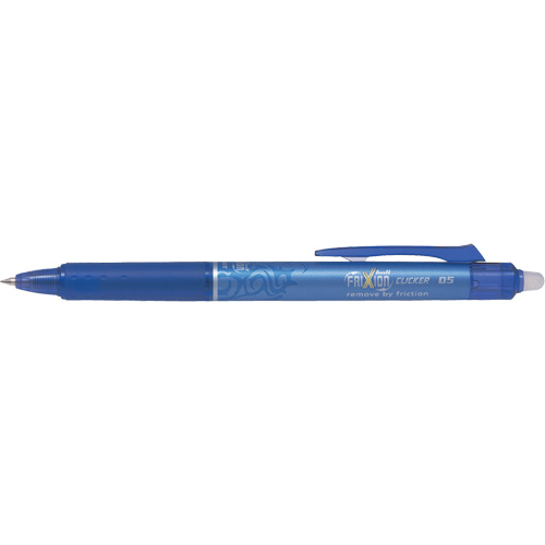 Frixion Point Clicker Pen, Blue, 0.5 mm, Retractable WestPier