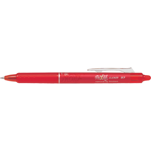 Frixion Point Clicker Pen, Red, 0.7 mm, Retractable WestPier