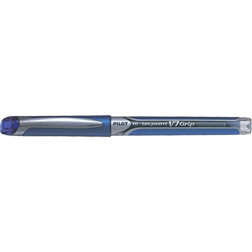 Hi-Tecpoint Grip Pen, Blue, 0.7 mm WestPier