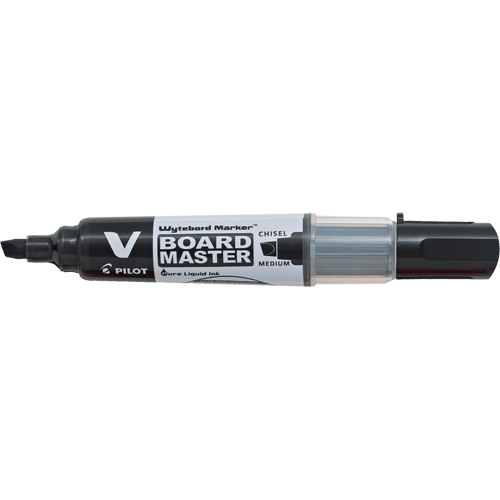 Vboard Master White Board Marker, Black, Chisel Tip WestPier