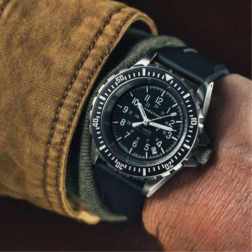 Grande montre automatique de plong&eacute;e, Num&eacute;rique, &agrave; piles, 41 mm, Noir WestPier