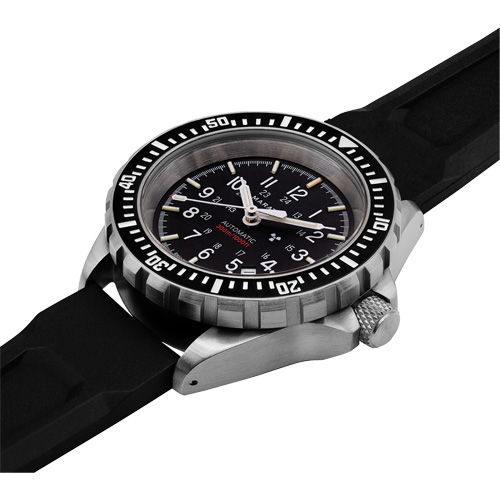 Grande montre automatique de plong&eacute;e, Num&eacute;rique, &agrave; piles, 41 mm, Noir WestPier