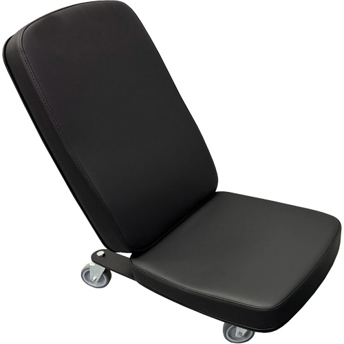 FLEX Mini Industrial Chair, Vinyl, Black, 280 lbs. Capacity WestPier