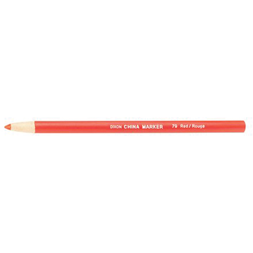 Dixon&reg; Red China Marker, Red WestPier