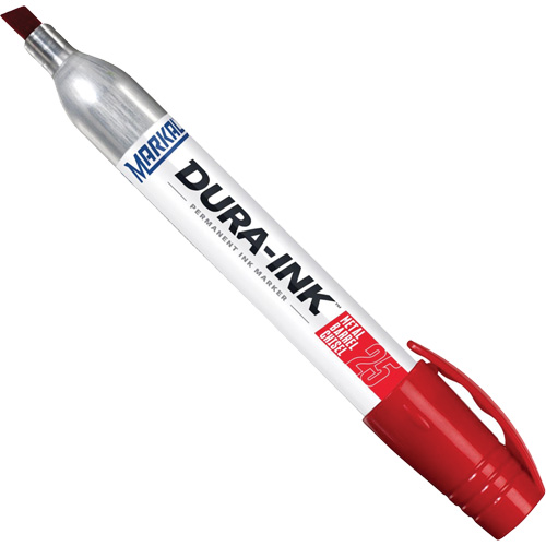 Dura-Ink&reg; Markers - #25 Felt-Tip, Red, Chisel Tip WestPier