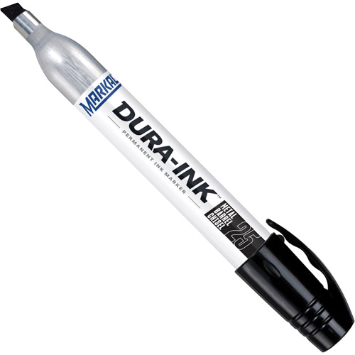 Dura-Ink&reg; Markers - #25 Felt-Tip, Black, Chisel Tip WestPier