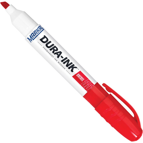 Dura-Ink&reg; Marker #55, Red, Chisel Tip WestPier