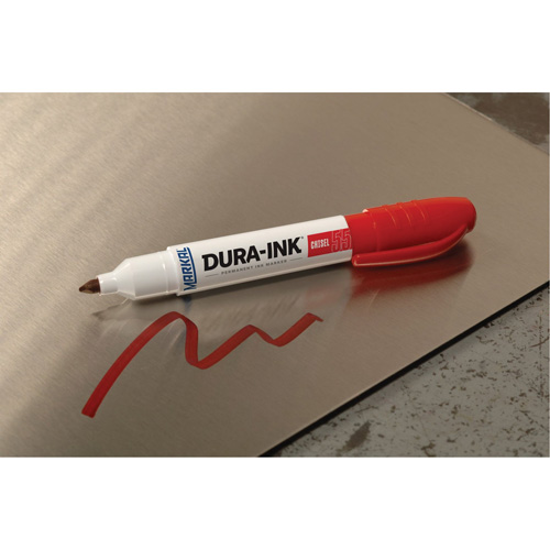Dura-Ink&reg; Marker #55, Red, Chisel Tip WestPier