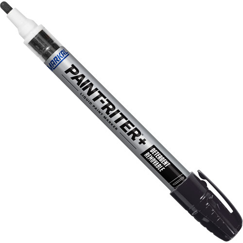 Marqueur &agrave; peinture nettoyable au d&eacute;tergent Paint-Riter+, Liquide, Noir WestPier