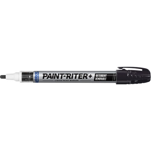 Marqueur &agrave; peinture nettoyable au d&eacute;tergent Paint-Riter+, Liquide, Noir WestPier