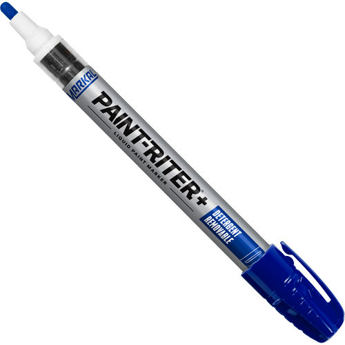 Paint-Riter&reg;+ Detergent Removable Paint Marker, Liquid, Blue WestPier