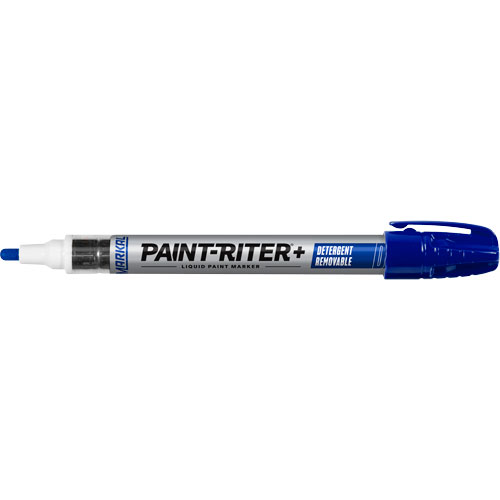 Paint-Riter&reg;+ Detergent Removable Paint Marker, Liquid, Blue WestPier