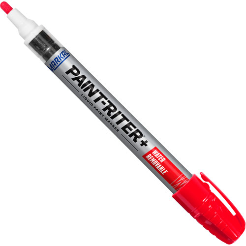 Paint-Riter&reg;+ Water Removable Paint Marker, Liquid, Red WestPier