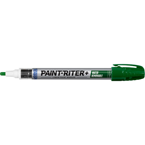 Marqueur &agrave; la peinture nettoyable &agrave; l'eau Paint-Riter+, Liquide, Vert WestPier