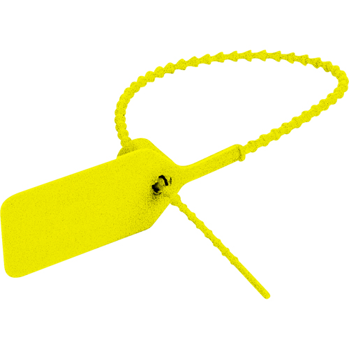 Pull-Tite II Embossed Security Seal – Sealed Do Not Remove, 9", Plastic, Pull-Through WestPier