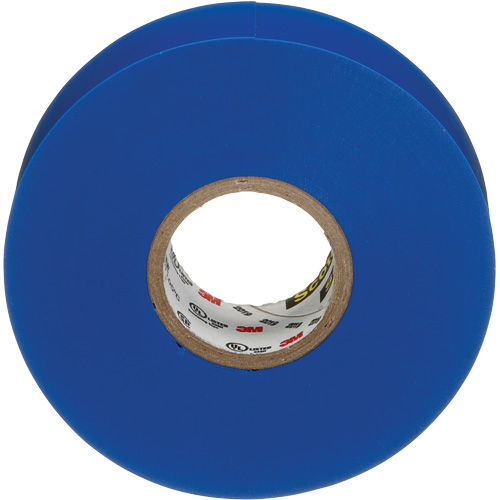 Rubans en vinyle pour codage en couleurs 35 Scotch, 19 mm (3/4") x 20,1 m (66'), Bleu, 7 mils WestPier