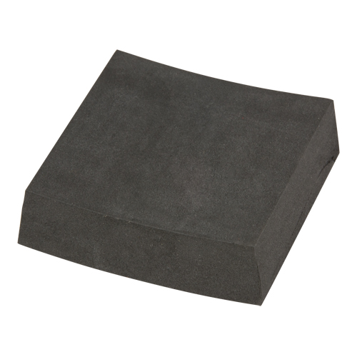 Mousse de n&eacute;opr&egrave;ne noir, &eacute;paisseur 1", 3" lo x 3" la WestPier