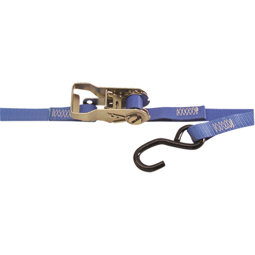 Heavy-Duty Utility Straps, S-Hook, 1" W x 15' L, 500 lbs. (230 kg) Working Load Limit WestPier