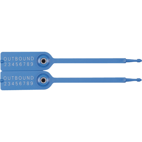 Gemini&reg; Tote Seals, 7-1/4", Plastic, Pull-Through WestPier