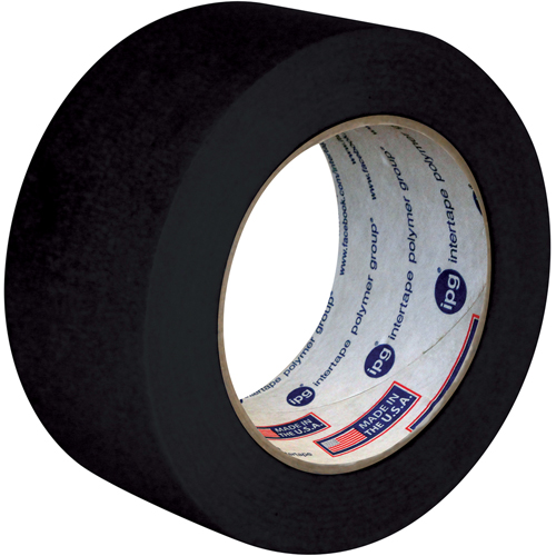 Utility Grade Coloured Masking Tape, 24 mm (1") x 55 m (180'), Black WestPier