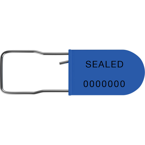 UniPad S Security Seals, 1-1/2", Metal/Plastic, Padlock WestPier