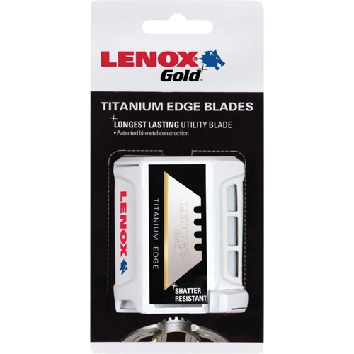 Lenox Gold&reg; Utility Knife Blades, Single Style WestPier