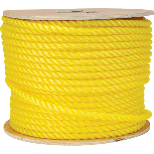 1/2" Braided Yellow Rope, Polypropylene, 335' WestPier