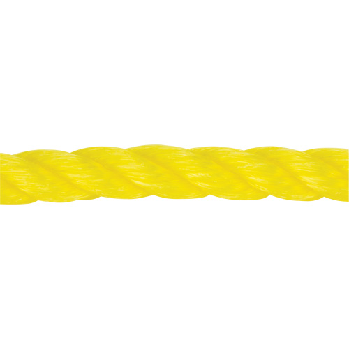 1/2" Braided Yellow Rope, Polypropylene, 335' WestPier