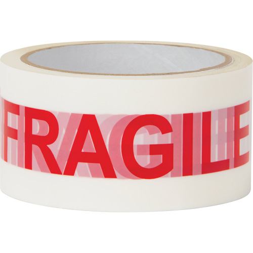 Ruban d'emballage Fragile, Adh&eacute;sif Thermofusible, 2 mils, 48 mm (2") x 100 m (328') WestPier