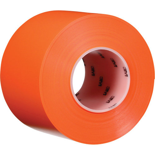 Ruban de marquage de planchers durable 971, 4" x 108', Vinyle, Orange WestPier