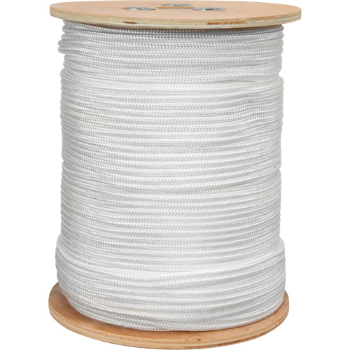 Corde blanche tress&eacute;e, Nylon, 250' WestPier