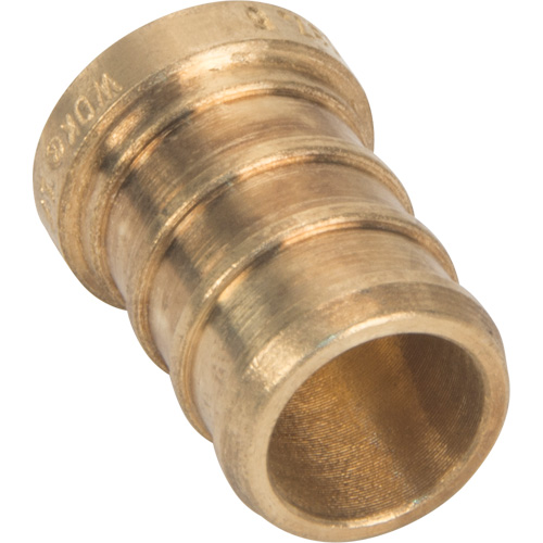 Lead-Free Pipe Plug, Pipe, 1/2" Dia., Brass WestPier