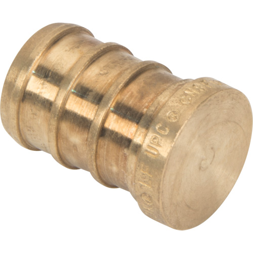 Lead-Free Pipe Plug, Pipe, 1/2" Dia., Brass WestPier