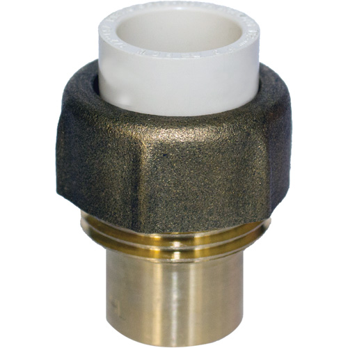 Pipe Union, 3/4", CPVC, Hub x Sweat WestPier