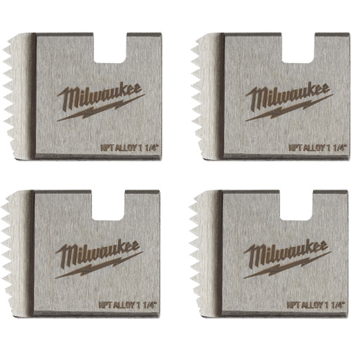 Matrices de tuyauterie portables NPT, Pour tuyau de 1-1/4", Alliage WestPier