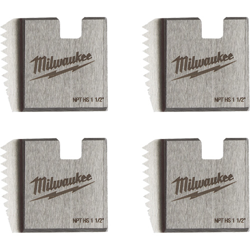 Matrices de tuyauterie portables NPT, Pour tuyau de 1-1/2", Acier rapide WestPier